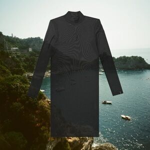 NWT BOBBLEHAUS Turtleneck Mesh Dress